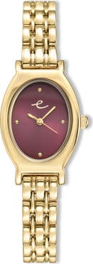 Ettika Classic Oval Dial Two-Tone Bracelet Watch