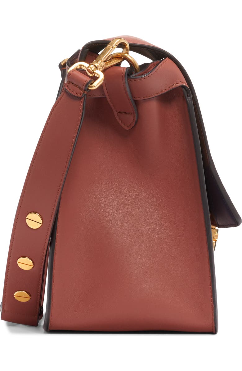 Fendi Large Kan U Leather Shoulder Bag, Alternate, color,