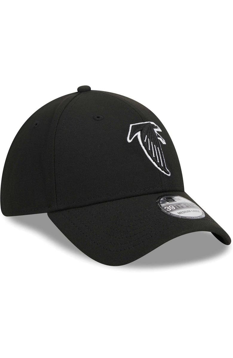 New Era Men's New Era Black Atlanta Falcons Throwback Main 39THIRTY Flex Hat, Alternate, color, 