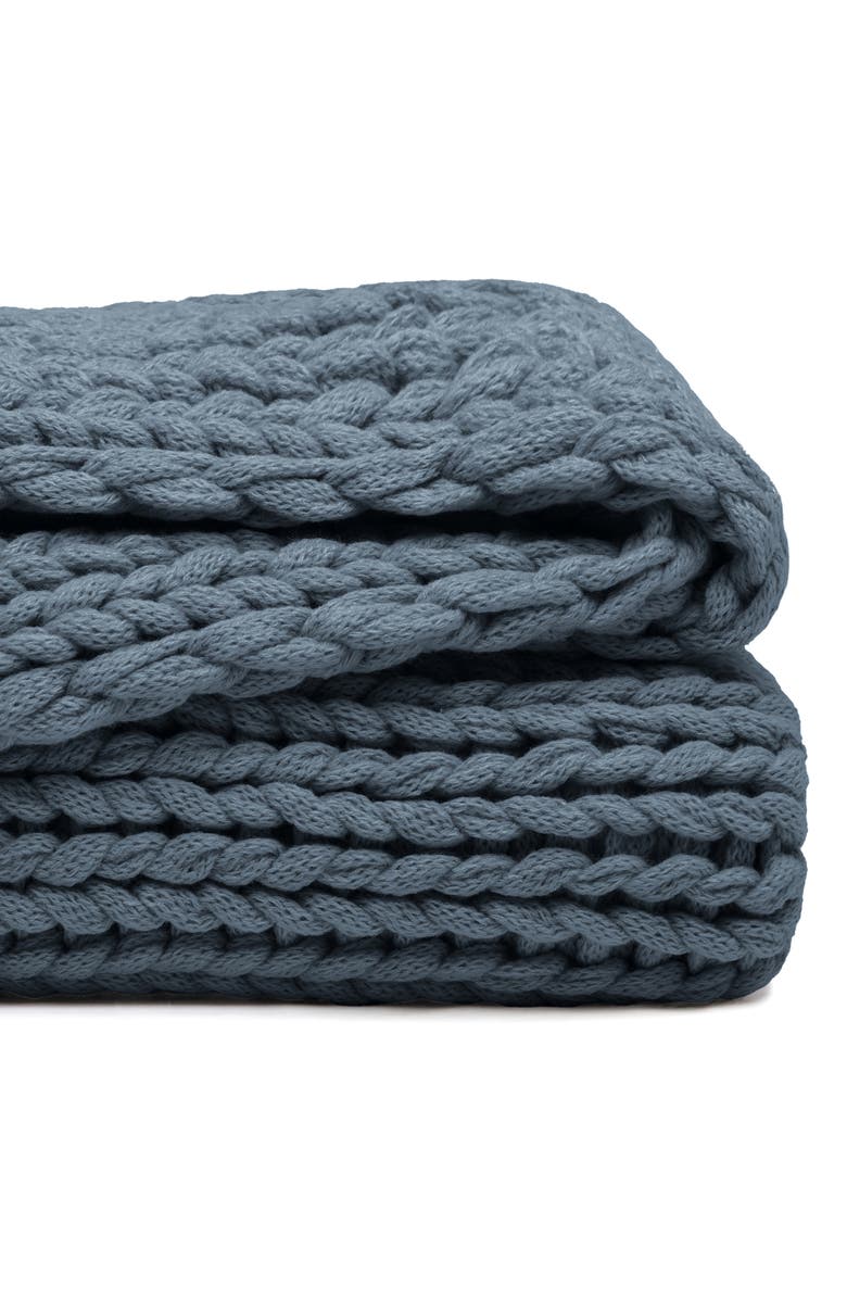 Chunky Knit Throw Blanket