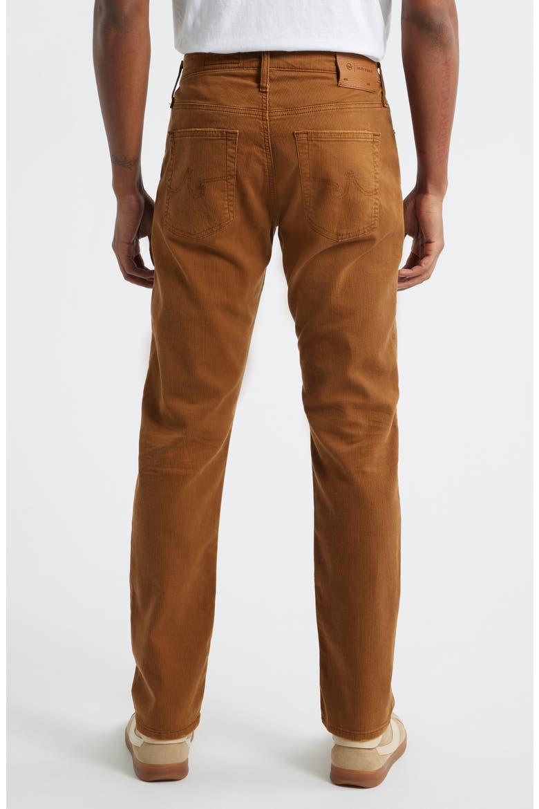Tellis Slim Fit Corduroy Pants, Alternate, color, SULFUR CANYON AMBER