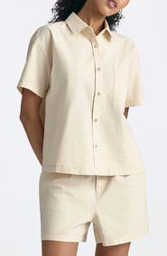 Brooklyn Industries Cotton & Hemp Button-Up Shirt