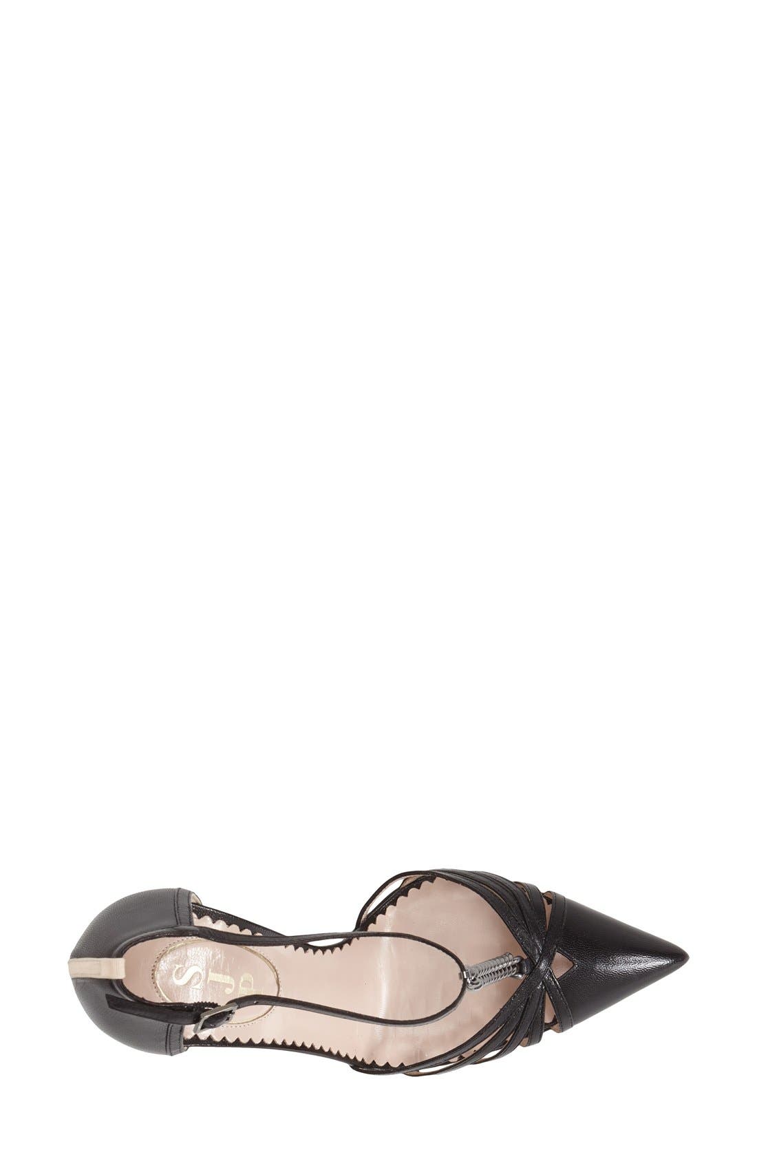 SJP by Sarah Jessica Parker 'Carrie' T-Strap Pump, Alternate, color, 