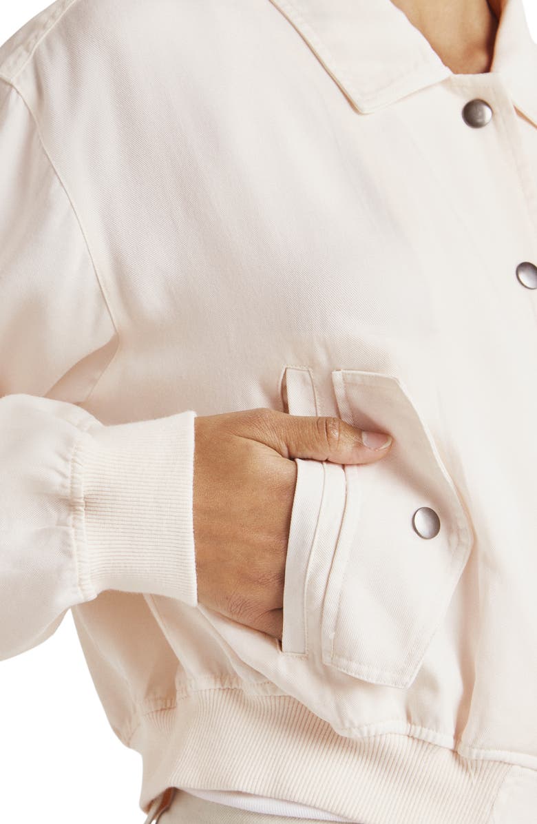 Splendid Romona Crop Jacket, Alternate, color, Moonstone