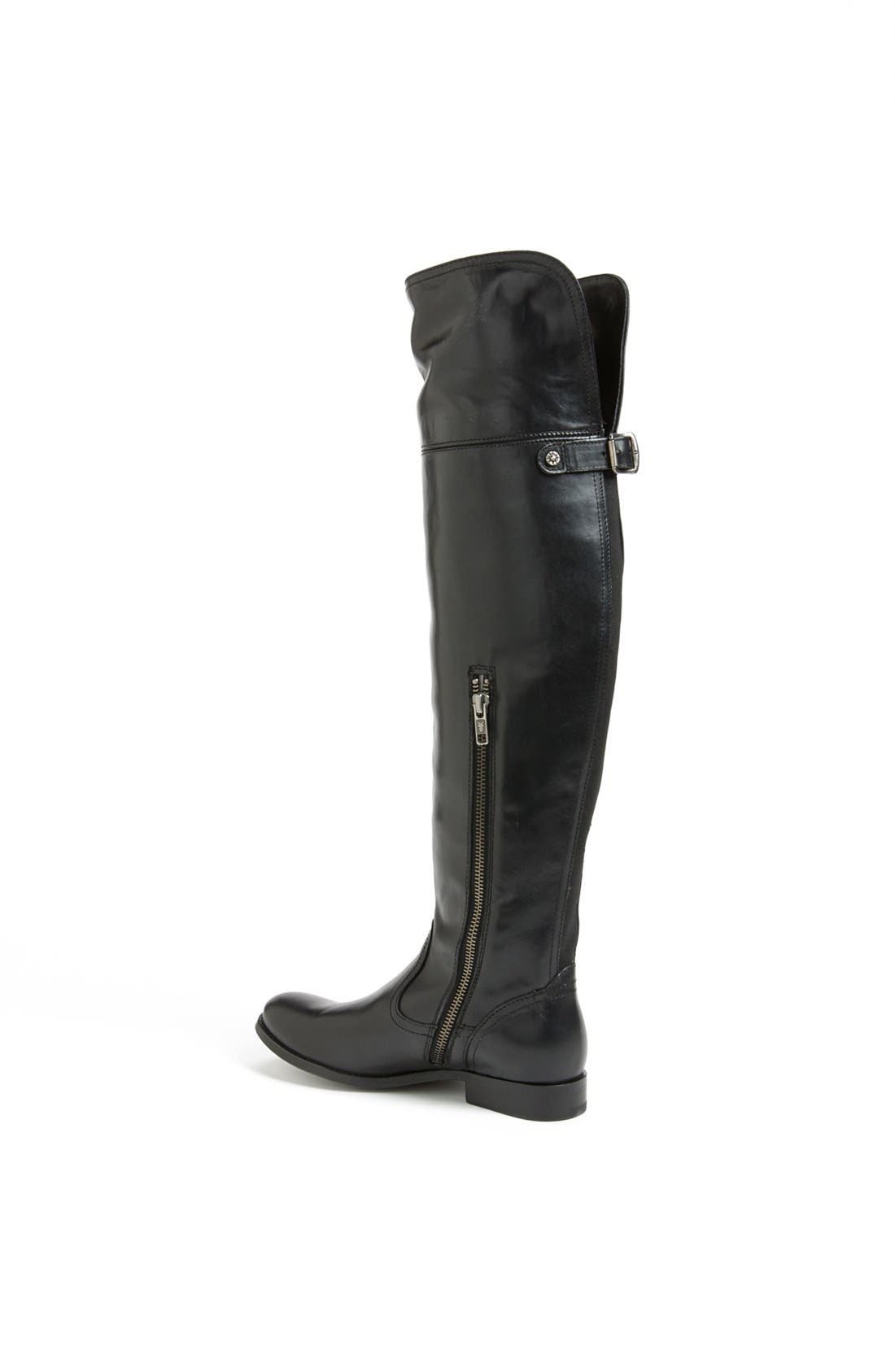 'Melissa' Over the Knee Boot, Alternate, color, BLACK