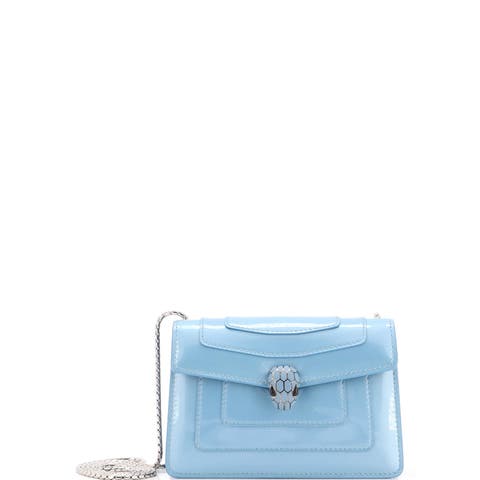 Serpenti Forever Square Shoulder Bag Patent Small