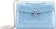Pre-Owned Bvlgari Serpenti Forever Square Shoulder Bag Patent Small
