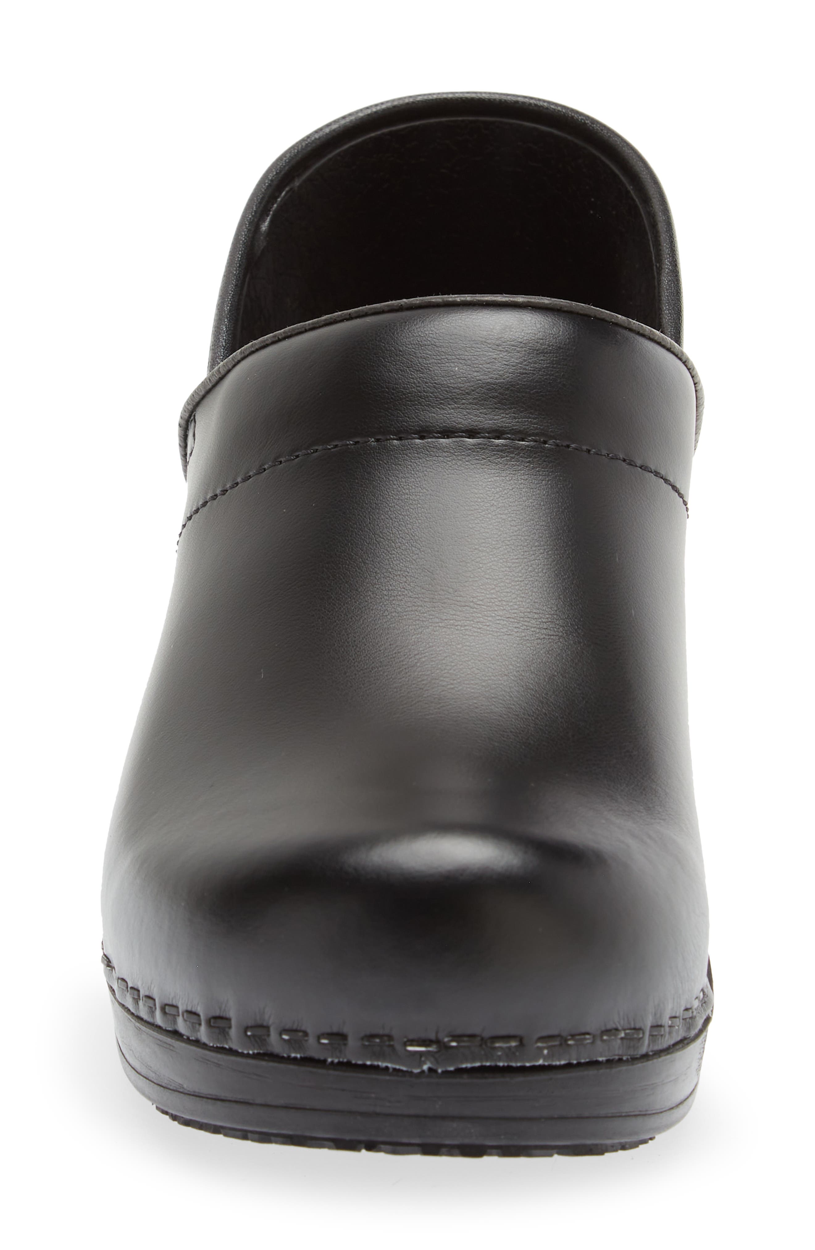 Sanita Aubrey Leather Clog, Alternate, color, Black 002