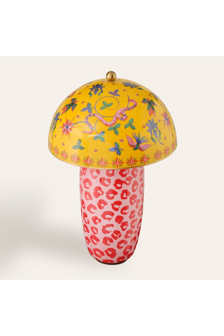 Tanbu Porcelain Lampshade 12.5" x 12.5" Artisan Lighting, Main, color, Yellow