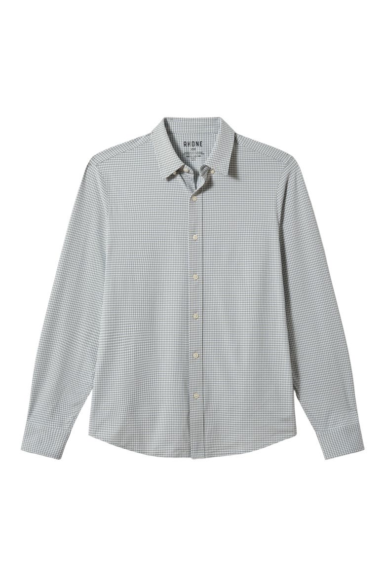 Commuter Slim Fit Button-Up Shirt, Alternate, color, SEAGRASS GREEN CHECK