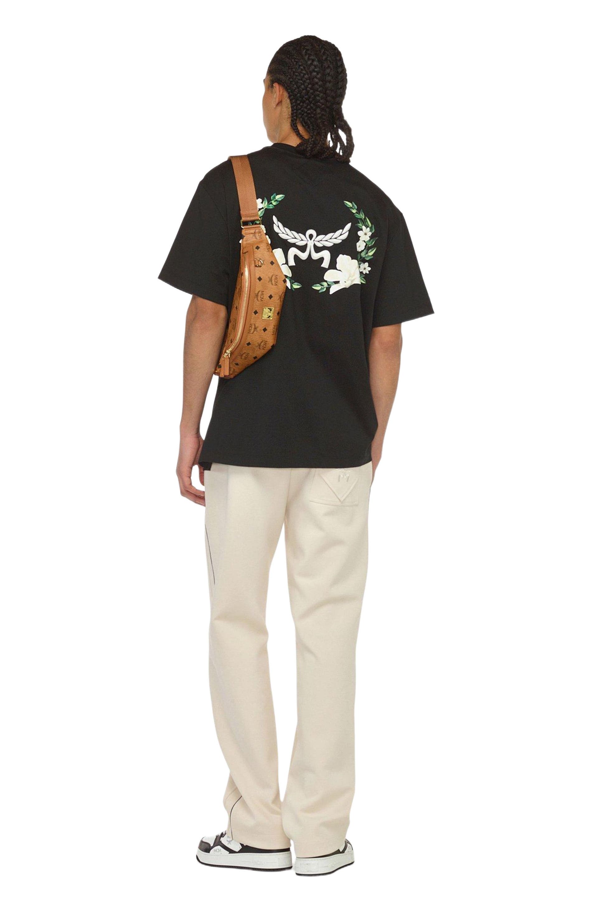 MCM Fursten Belt Bag in Visetos, Alternate, color, Cognac