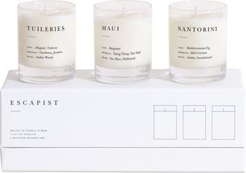 BROOKLYN CANDLE STUDIO Fresh + Floral Escapist Mini Candle Set | Nordstrom