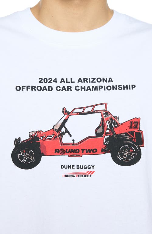 Round Two Dune Buggy Graphic T-shirt In White