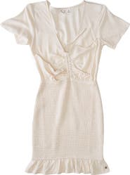 Roxy Island View Smocked Ruched Dress