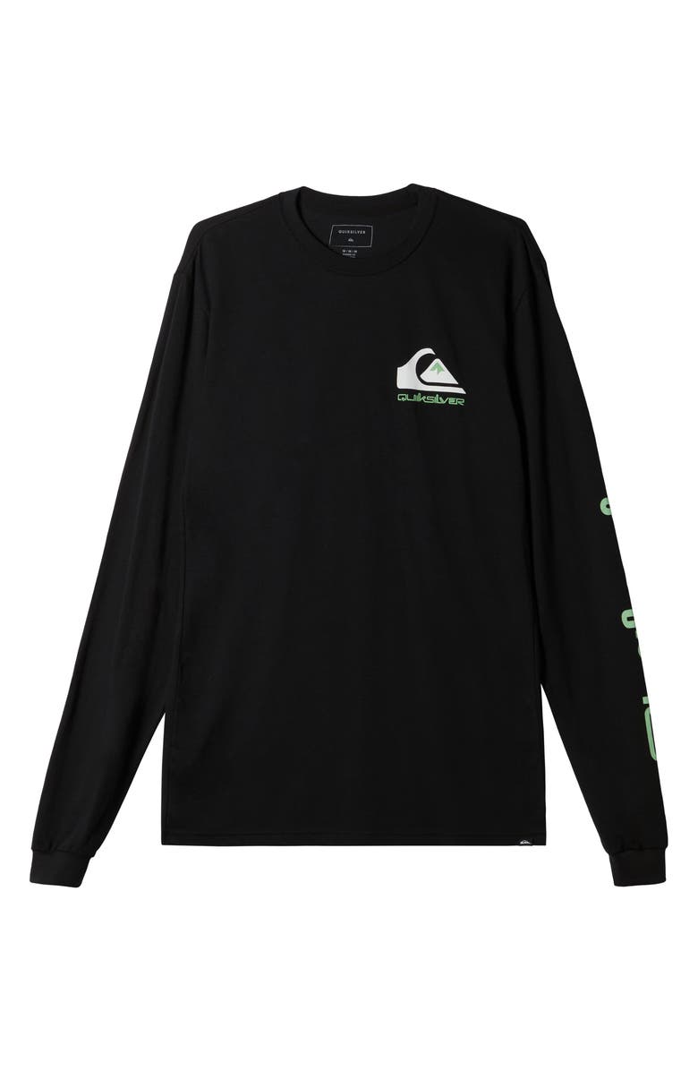 Quiksilver Omni Logo Long Sleeve Graphic T-Shirt, Main, color,