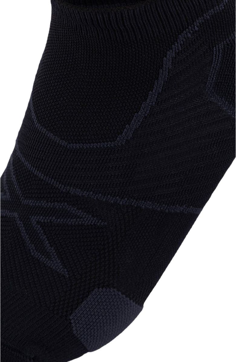2XU Vectr Cushion No Show Socks, Alternate, color, Black/Titanium