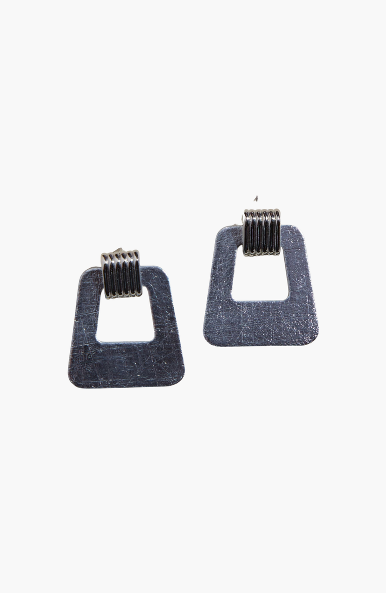 Nickel & Suede Avery Earrings, Alternate, color, Afterglow
