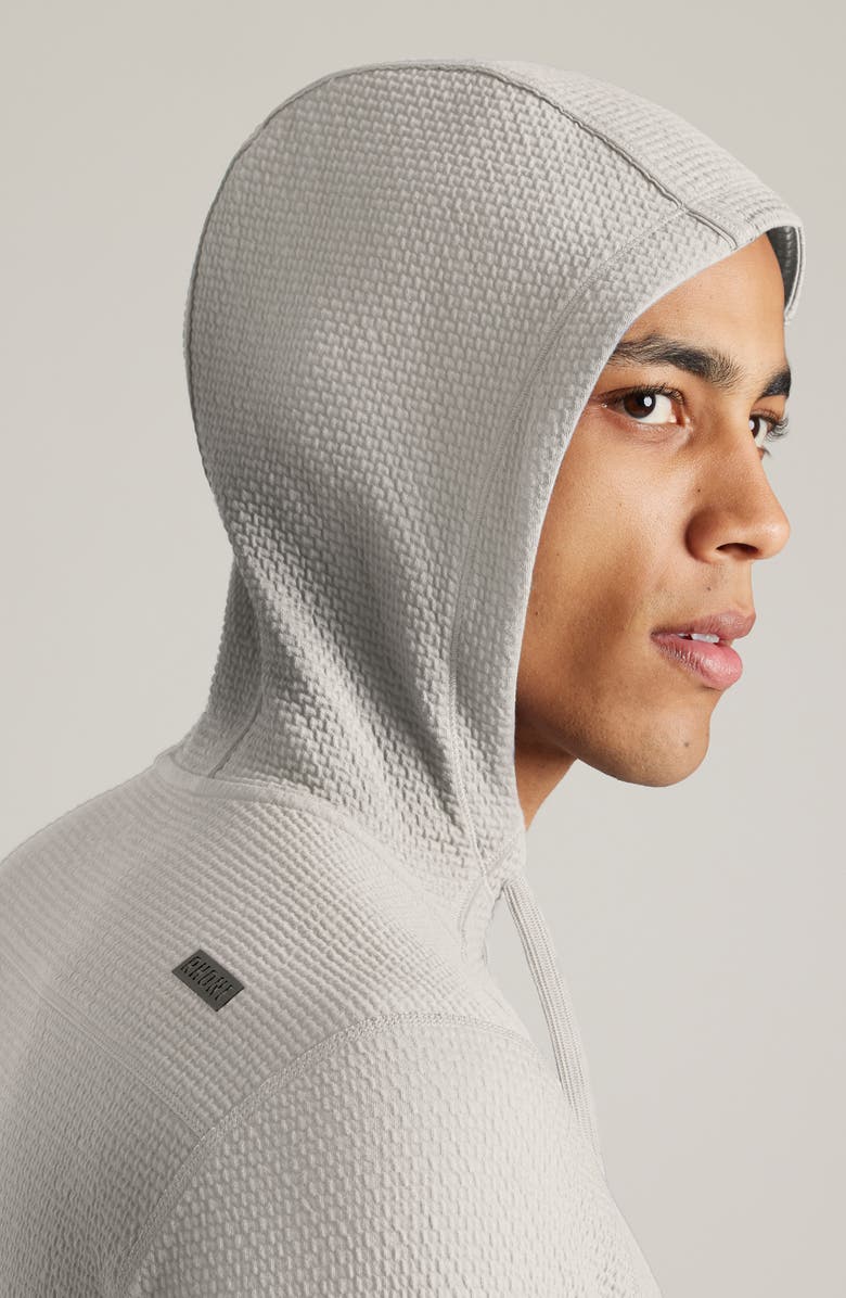 Rhone Tribeca Stretch Hoodie, Alternate, color, Sleet Gray