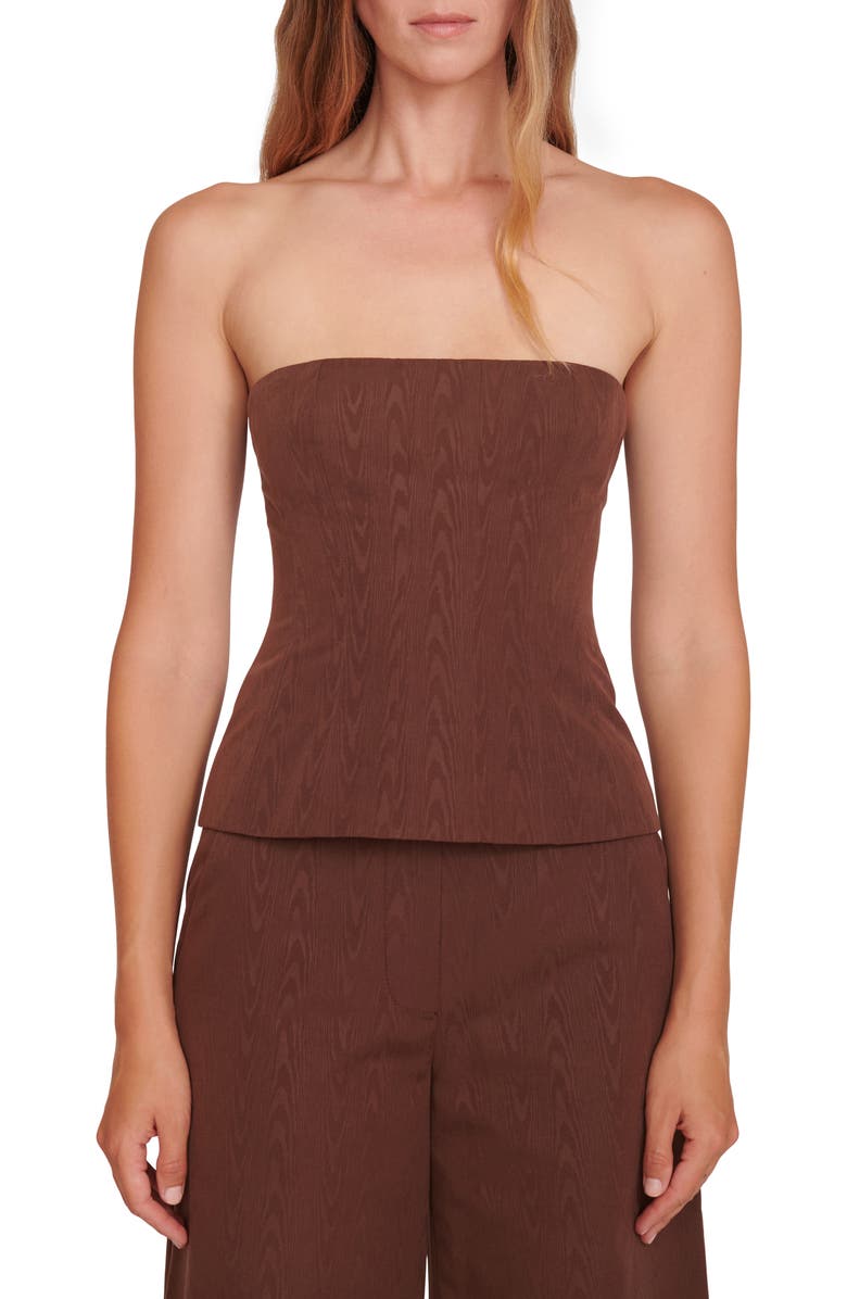 STAUD Woodgrain Tube Top, Main, color,