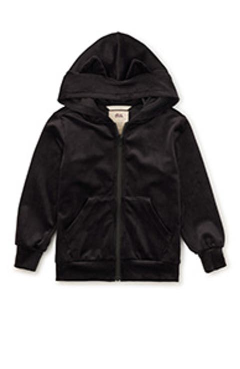 Cat Ears Velour Hoodie