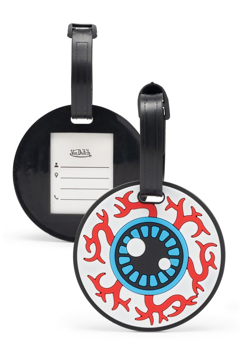 Vision 2-Piece Suitcase ID Tag Set with Adjustable Straps, Main, color, Vision