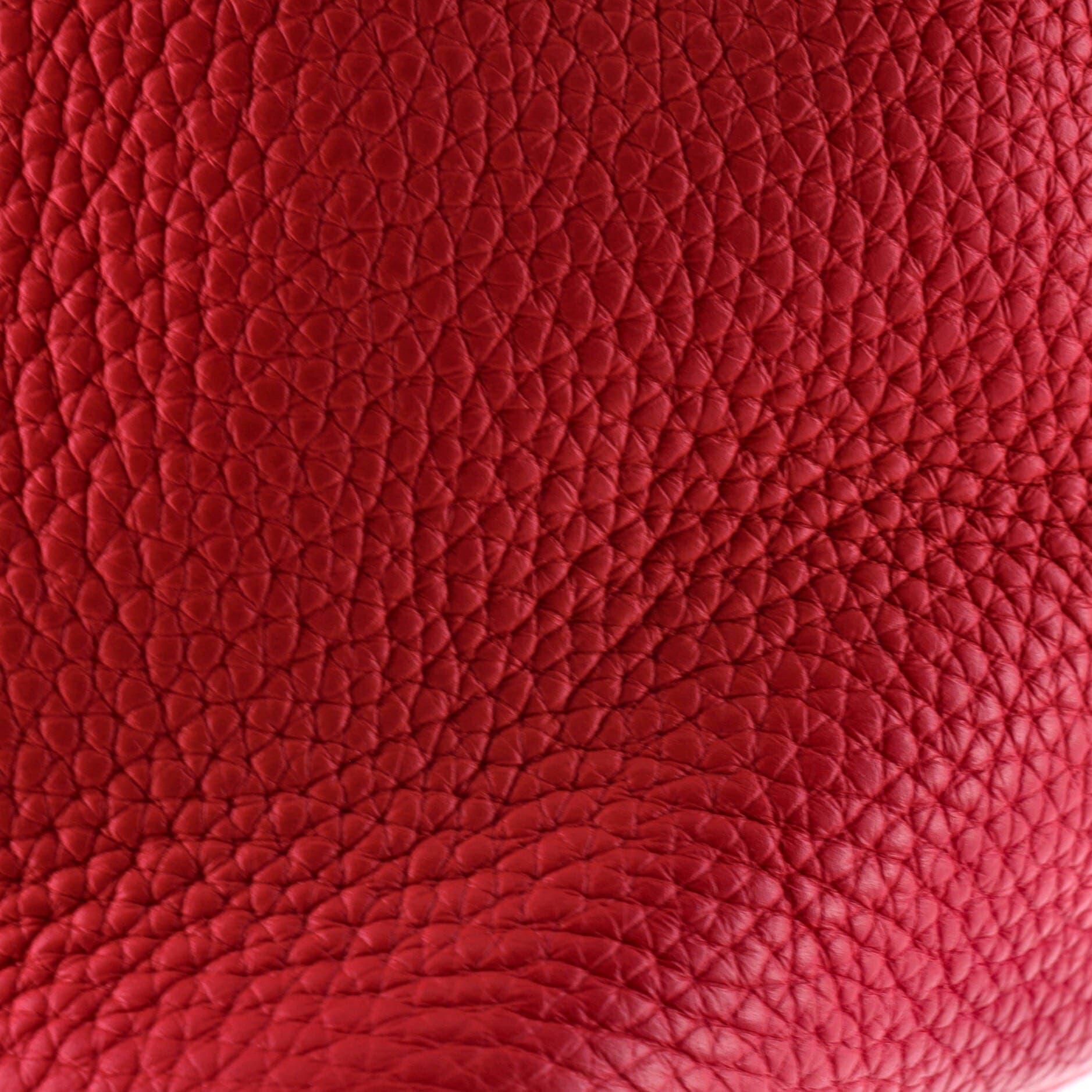 Picotin Lock Bag Tricolor Clemence MM, Alternate, color, Red