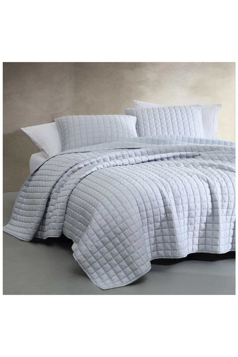 Solid Quilt & Sham Set, Alternate, color, PASTEL BLUE