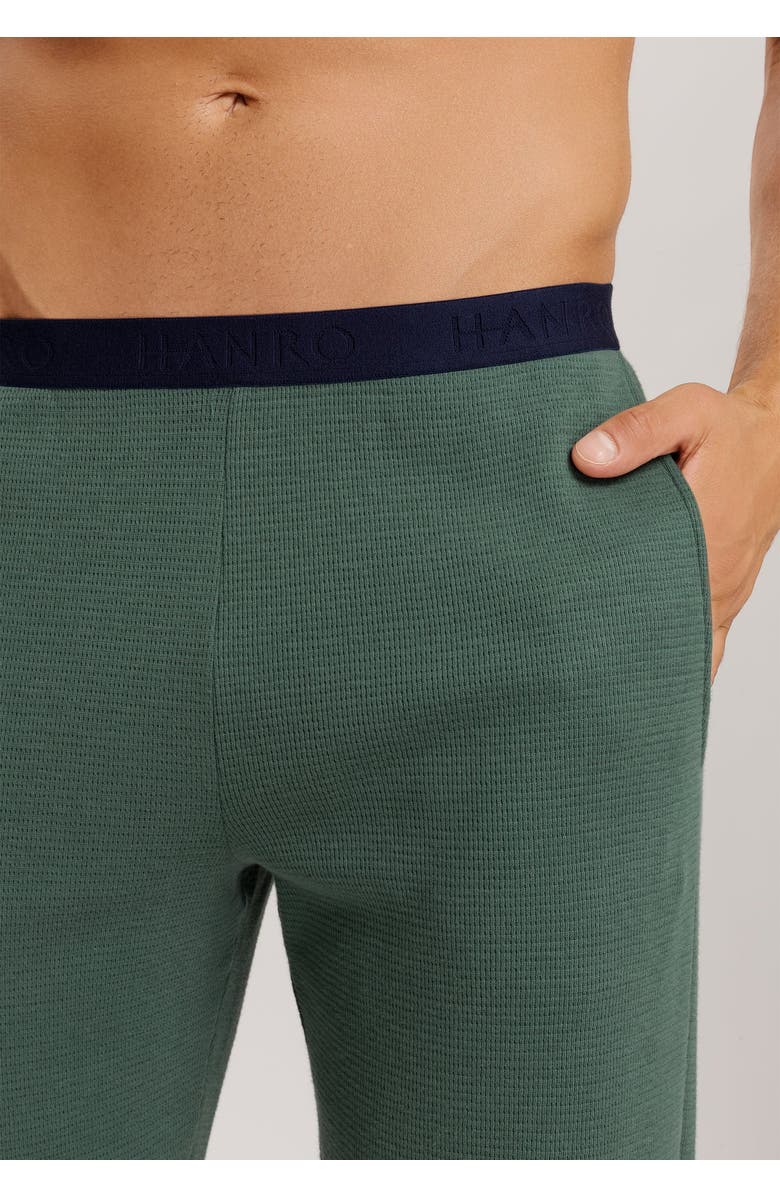 Hanro Smart Sleep Organic Cotton Pajama Set, Alternate, color, Herbal Tea