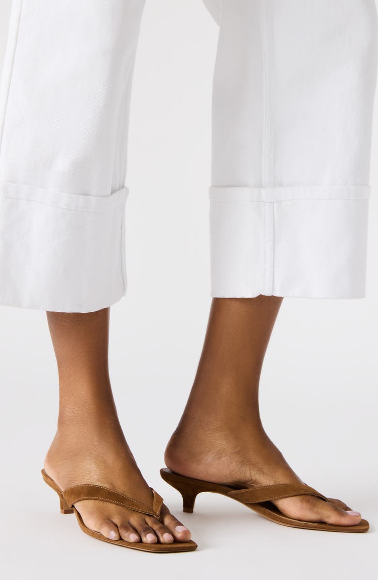 Steve Madden Tracie Flip Flop, Alternate, color, Chestnut Suede