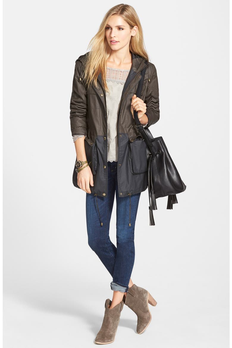 'Arielle' Mid Rise Skinny Jeans (Nordstrom Exclusive), Alternate, color, OCEAN