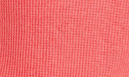 Nic + Zoe Nic+zoe Waffle Stitch V Neck Sweater In Red