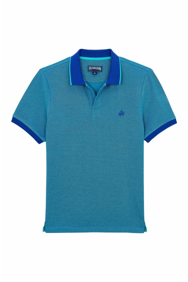 Men's Changing Color Cotton Pique Polo, Main, color, MARRAKECH