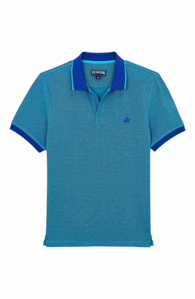 Vilebrequin Men's Solid Cotton Polo, Main, color, Marrakech