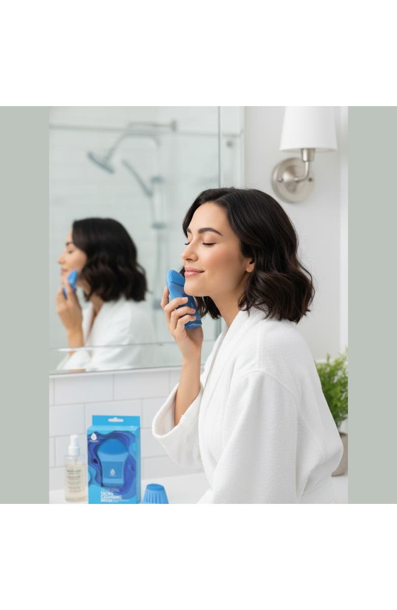PURSONIC Facial Cleansing Brush Microdermabrasion System Silicone Facial Brush, Alternate, color, 
