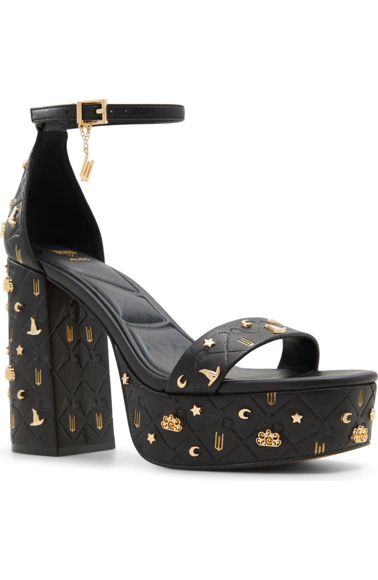 ALDO x Wicked Take Flight Ankle StrapPlatform Sandal, Main, color,