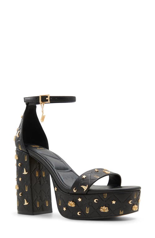 ALDO x Wicked Take Flight Ankle StrapPlatform Sandal in Black 