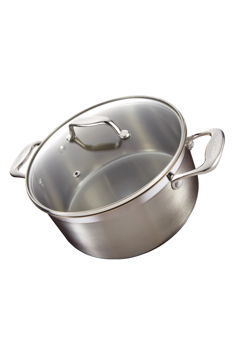 iconiX™ 5 Qt Casserole with Lid, Main, color, SILVER