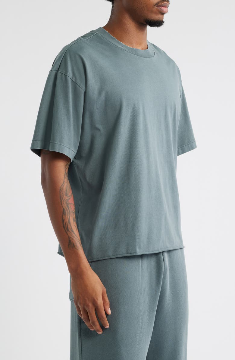 Elwood Core Oversize Crop Cotton T-Shirt, Alternate, color, Vintage Slate