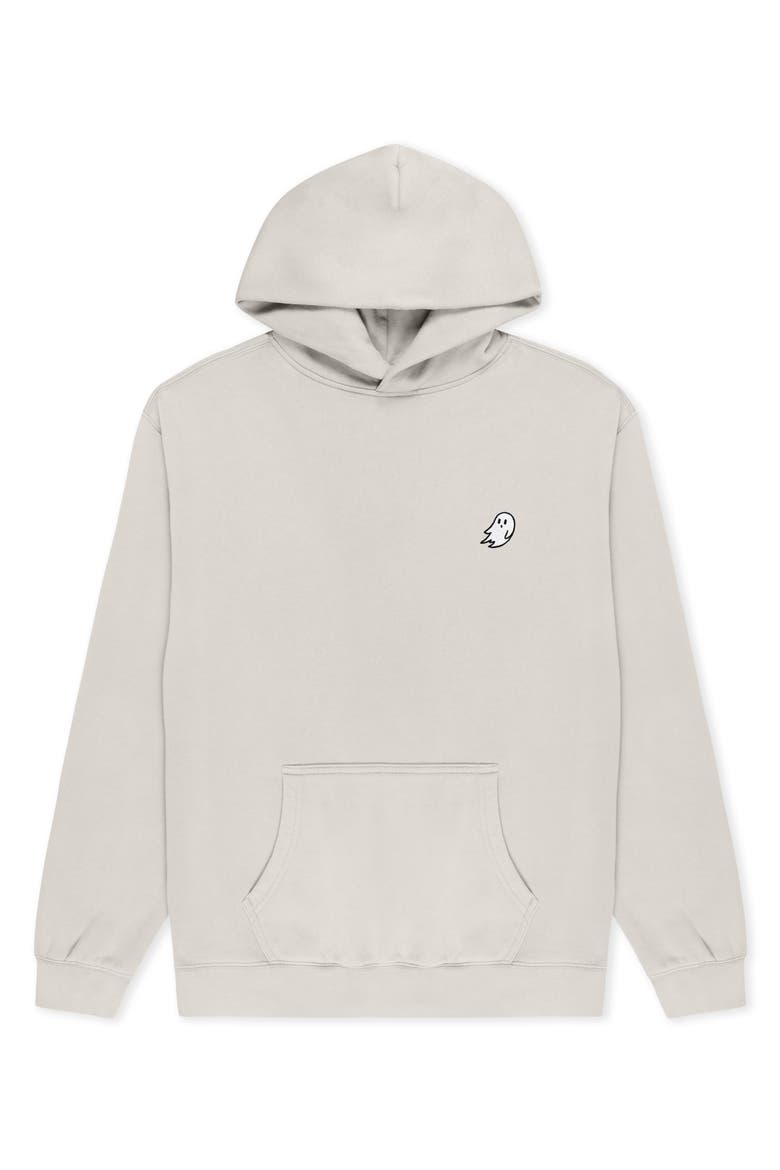 Ghost Relaxed Midweight Faded Fleece Hoodie, Main, color, Faded Bone