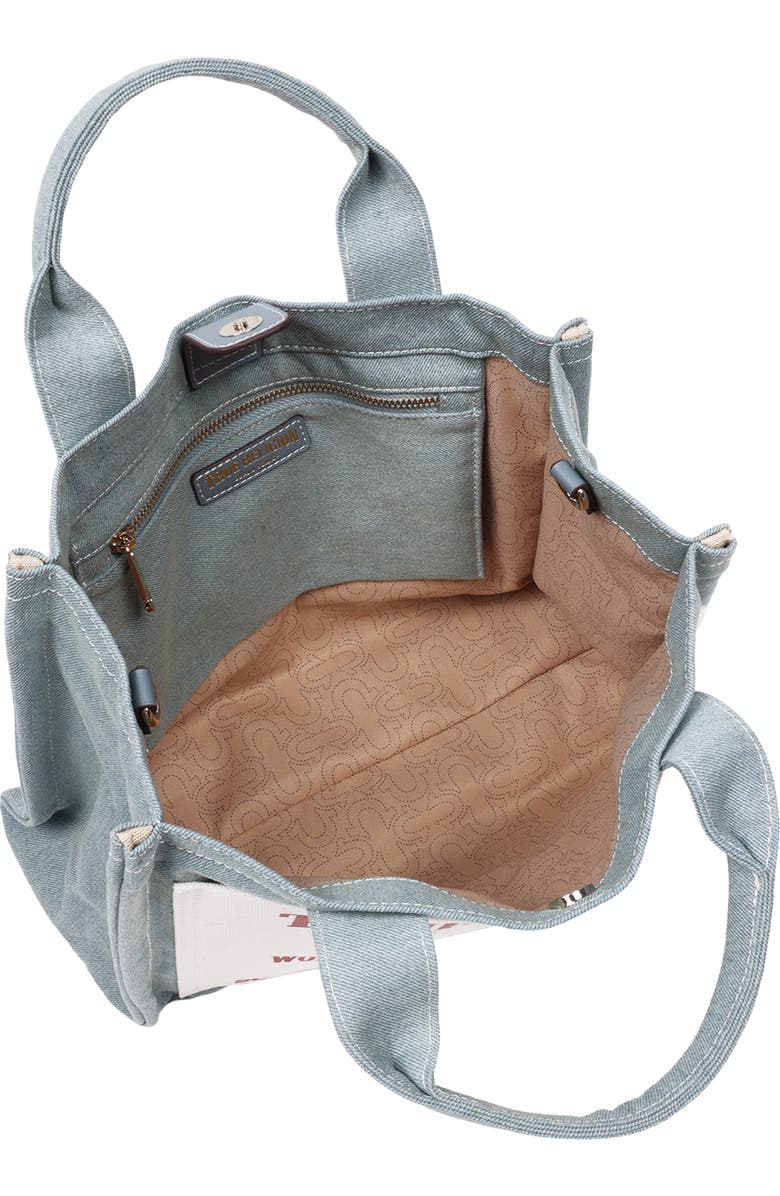 True Religion Ace Mega Buddha Tote, Alternate, color, Denim