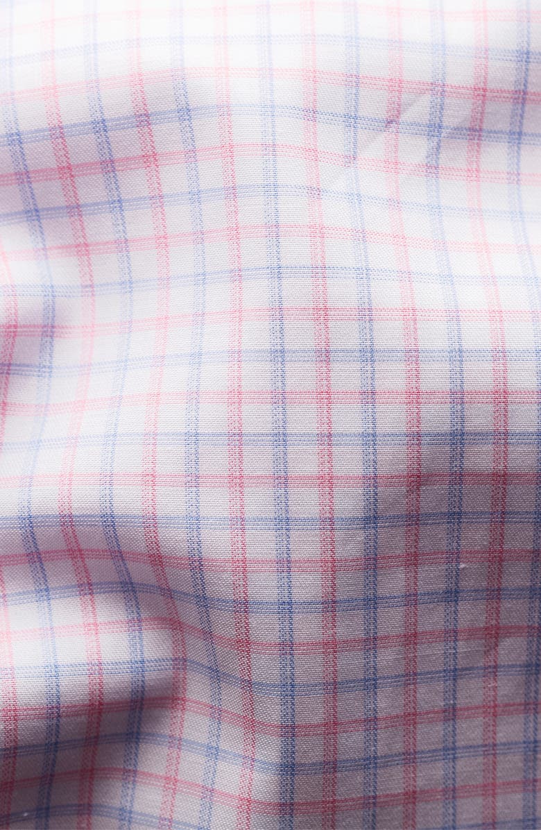 Eton Slim Fit Check Dress Shirt, Alternate, color, 