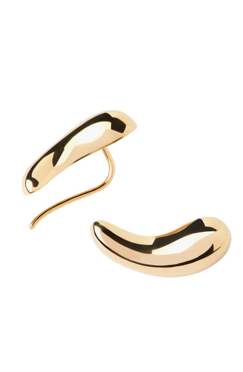 PDPAOLA Aqua Earrings, Alternate, color, Gold