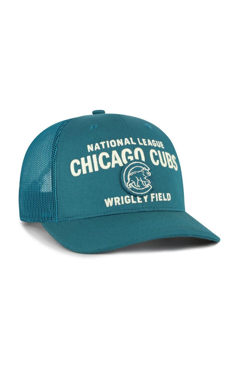 '47 Men's '47 Teal Chicago Cubs Contemporary Hitch Adjustable Trucker Hat, Alternate, color, Teal