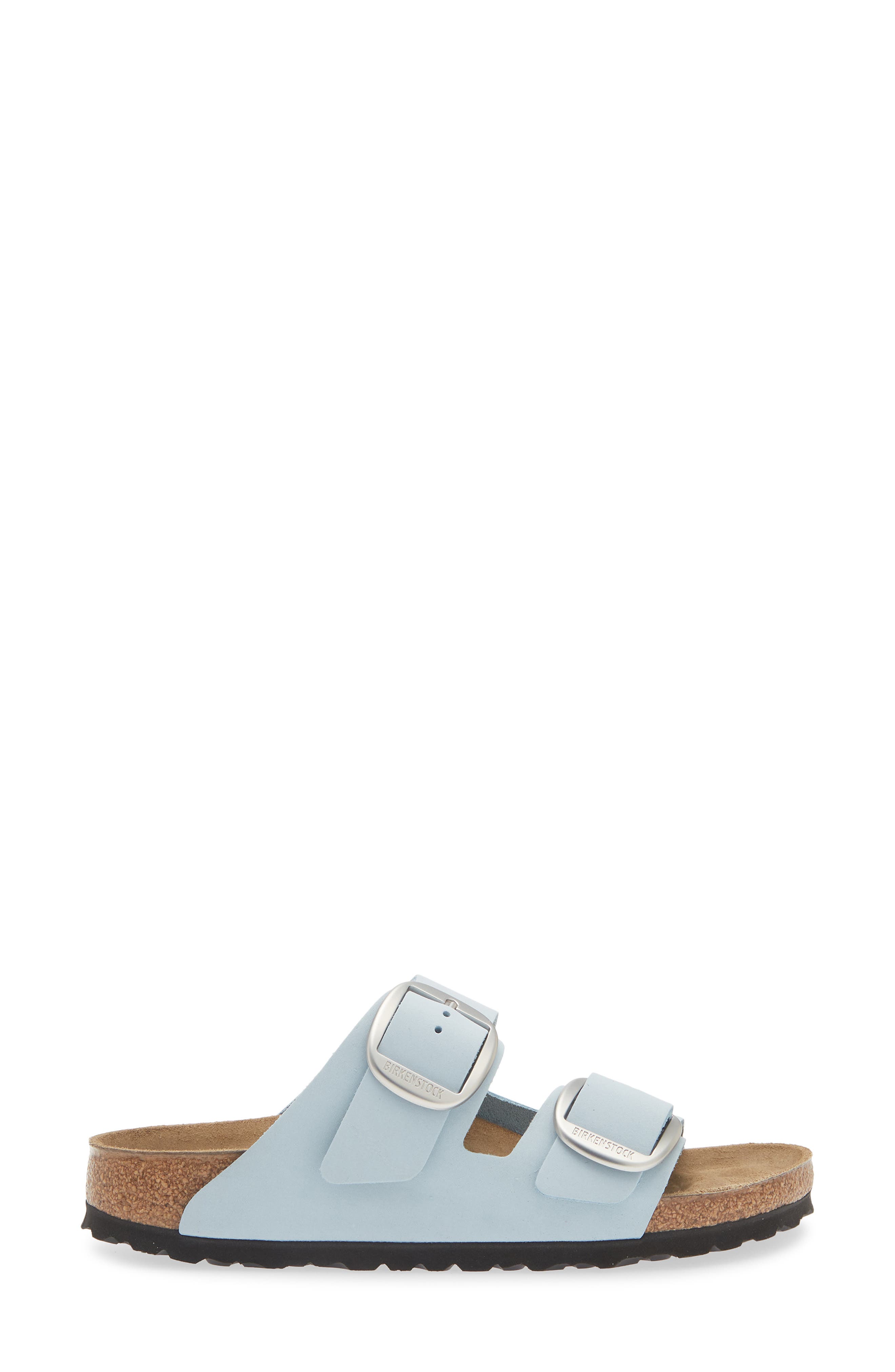 Arizona Big Buckle Slide Sandal, Alternate, color, BABY BLUE