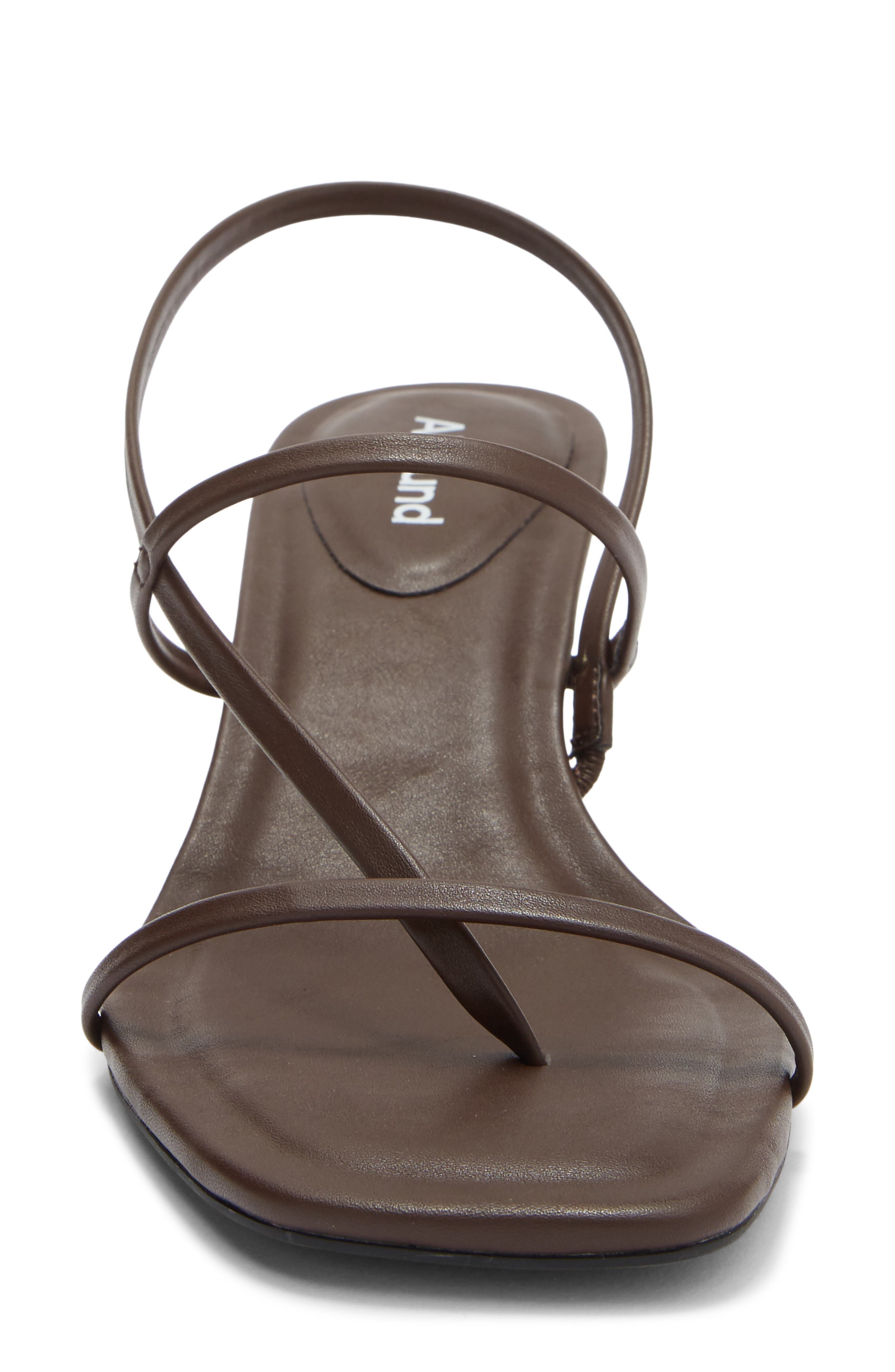 Petra Kitten Heel Sandal, Alternate, color, BROWN CAFFE