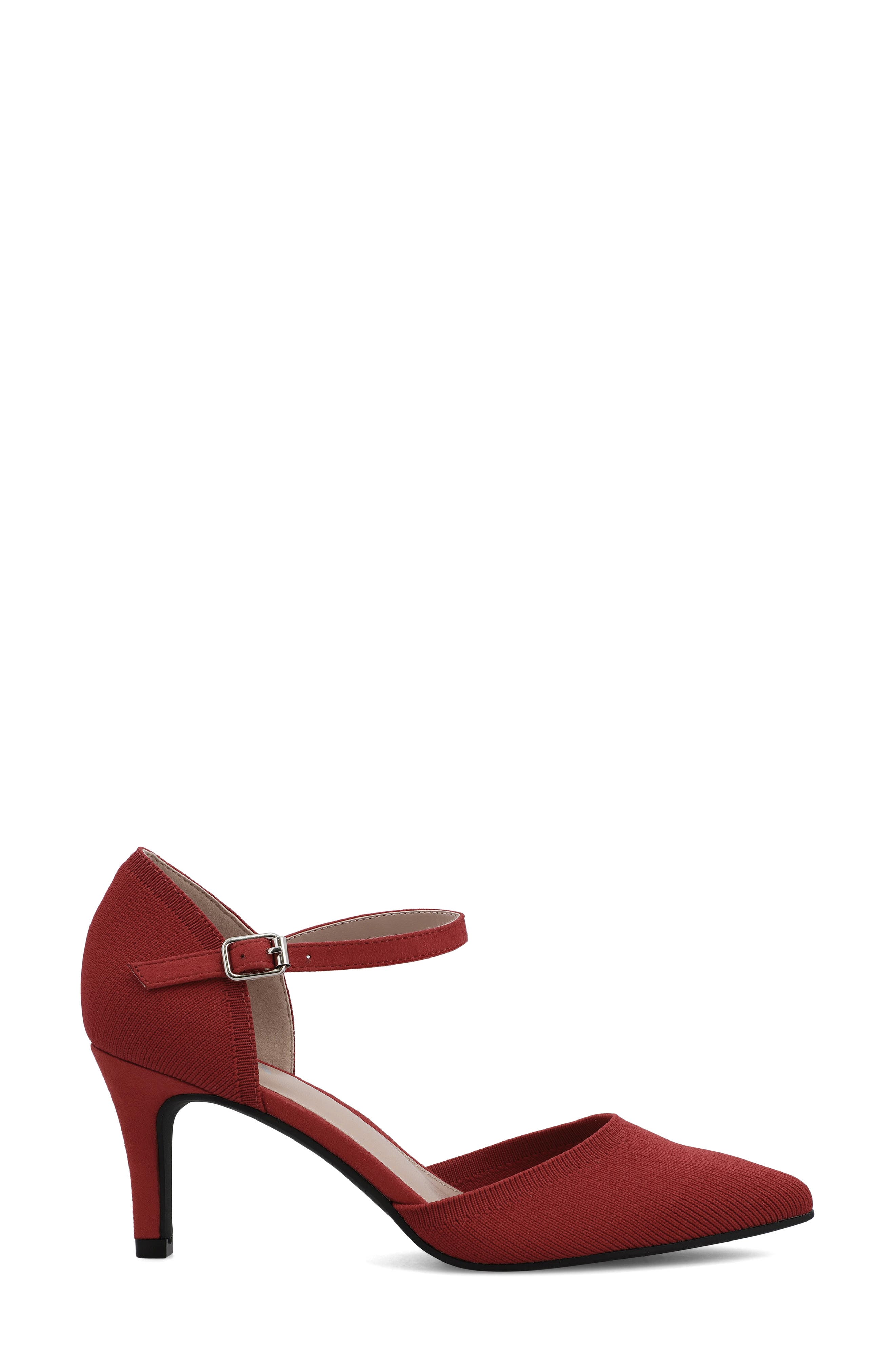 MIA Bivi Ankle Strap Pump, Alternate, color, Red