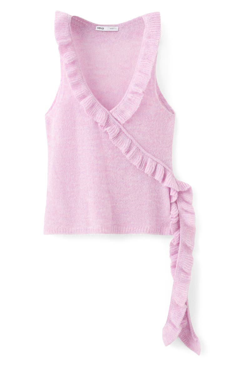 Ruffle Knit Top, Alternate, color, PINK
