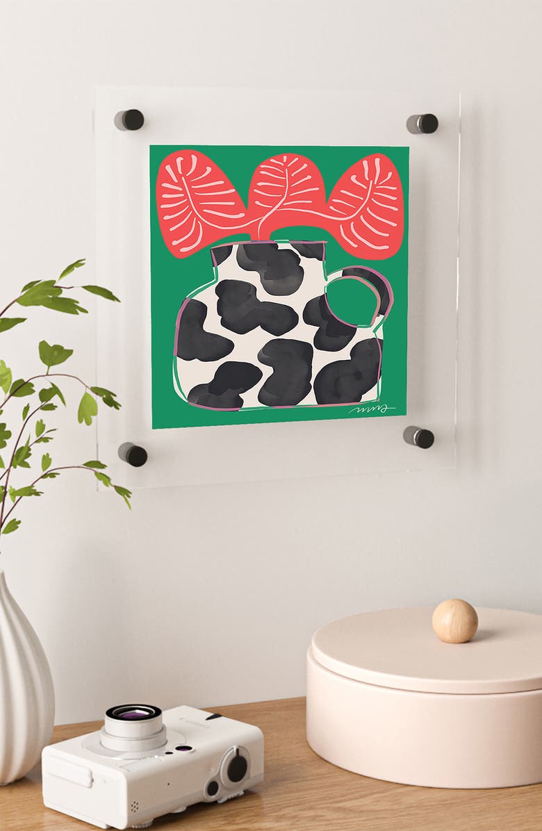 Deny Designs Bright Vase Floating Art Print, Alternate, color, 