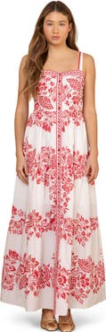 Hale Bob Jream Cotton Poplin Maxi Dress