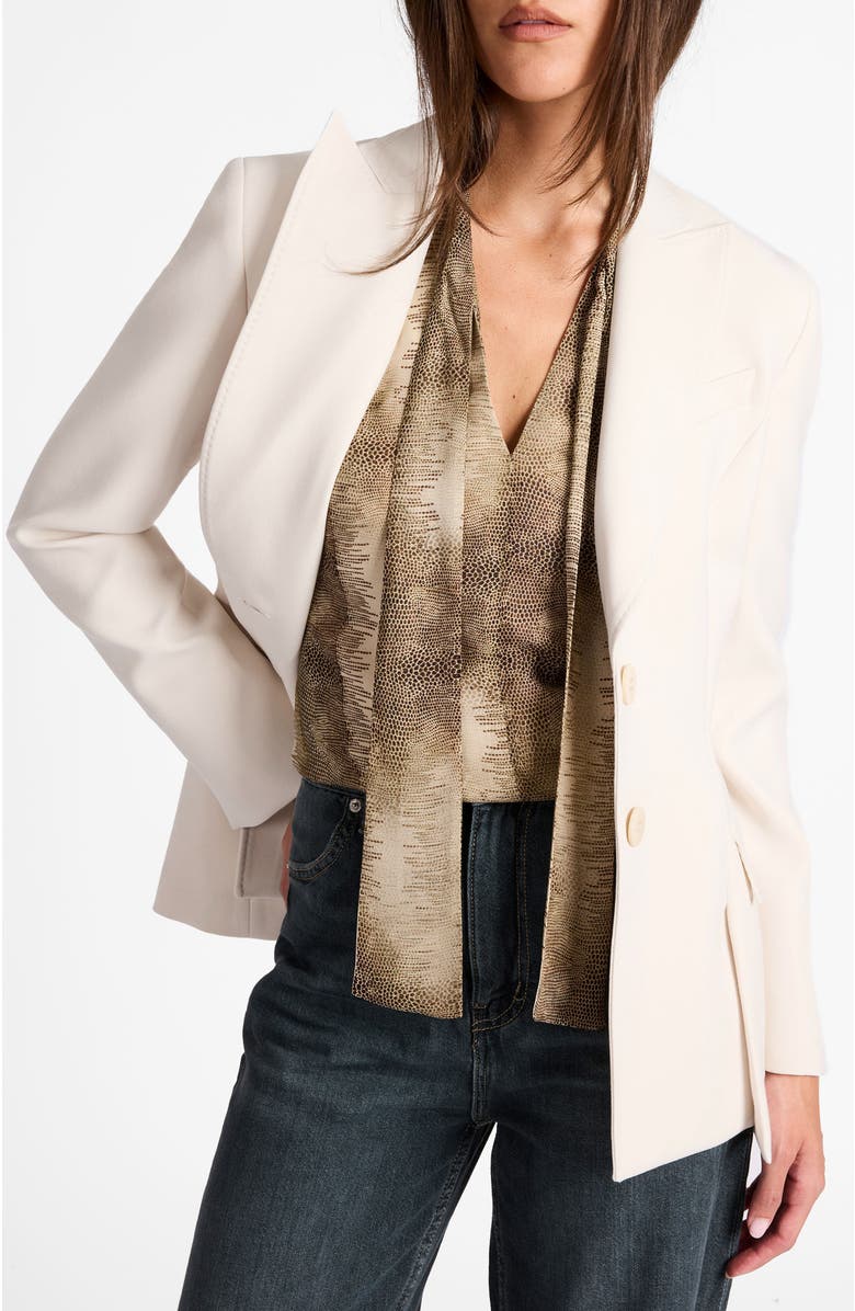 Santorelli Mimi Open Flap Jacket, Alternate, color, Sandstone